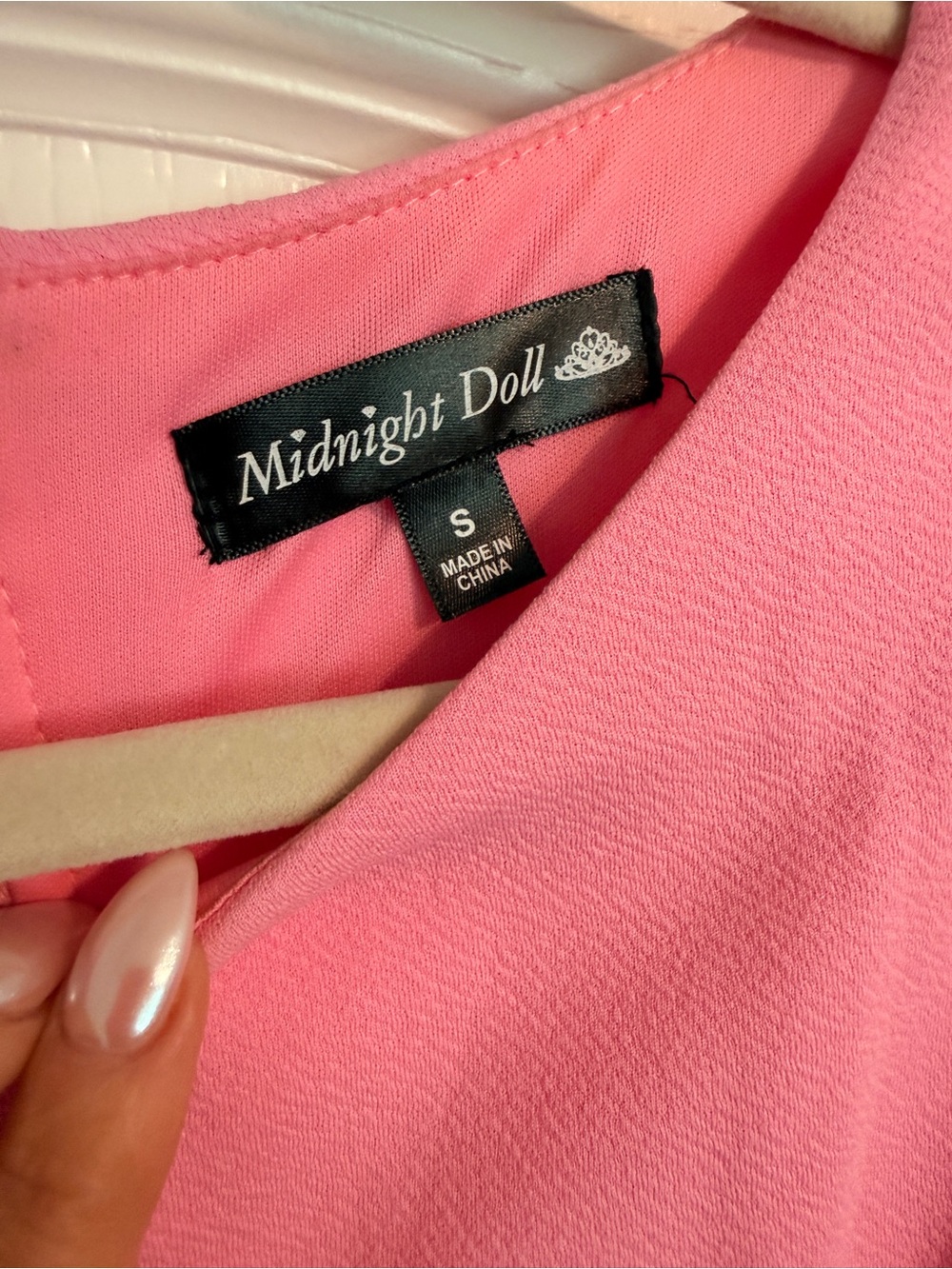 Pink Ruffle Sleeve Tiered Mini Dress - Picture 2 of 3